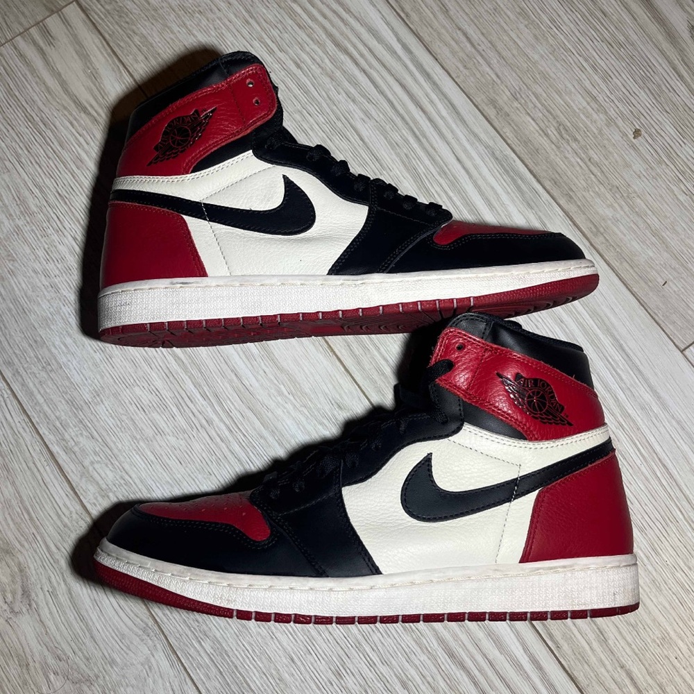 jordan 1 bred toe size 12